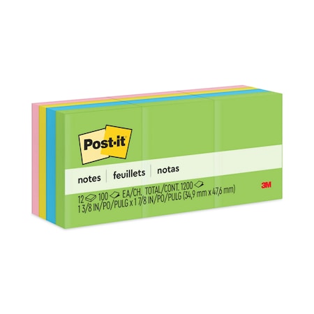 Post-It Note, Pstit1.5"X2", Ult, PK12 653AU